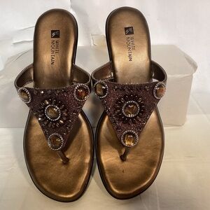 Women’s White Mountain Beaded Sandals women’s size 7 1/2